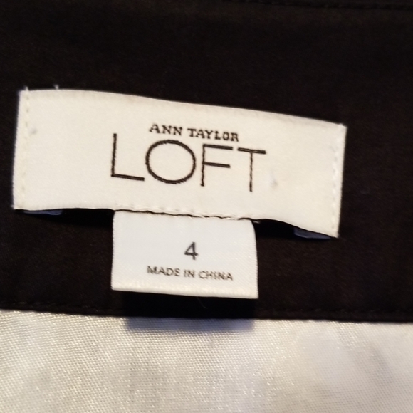 LOFT black floral sheath dress - Picture 5 of 7